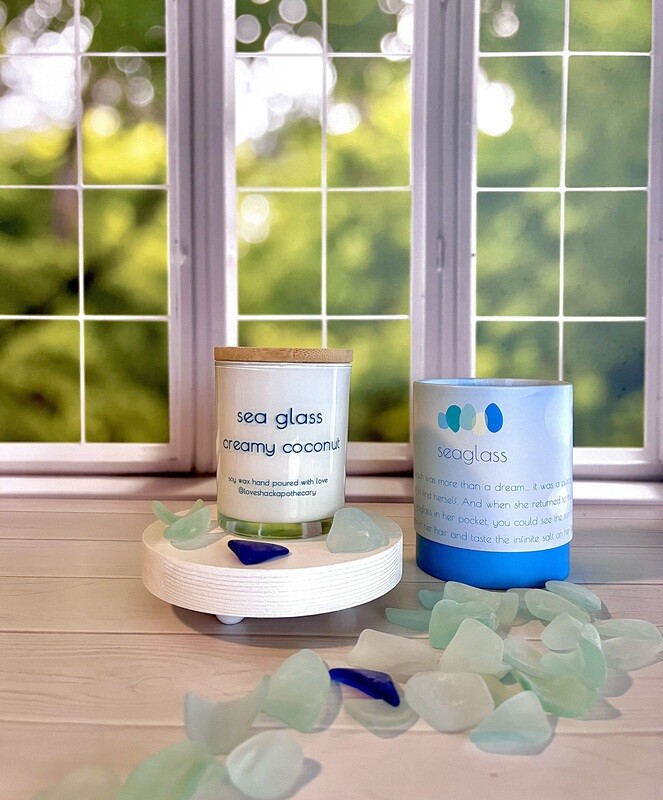 Seaglass Candle