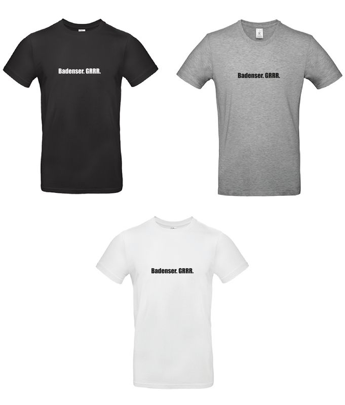 [Badenser. GRRR.] T-Shirt Premium, XS-5XL, Baumwolle