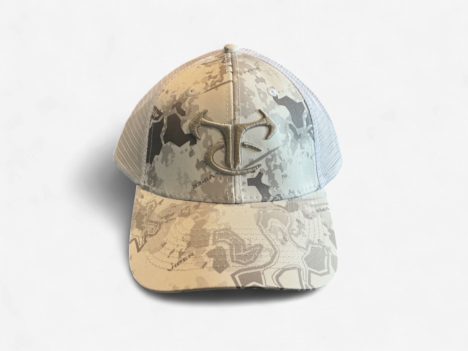Truetimber white camo logo hat