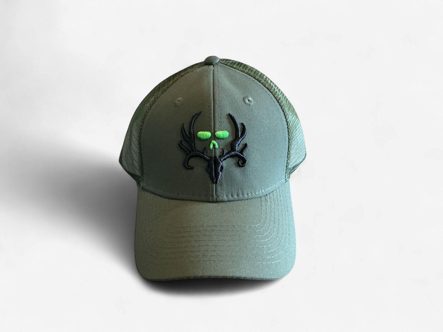 Bone collector green hat