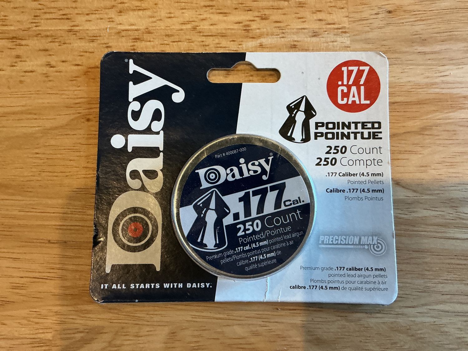 Daisy .177 Pointed Tip - 250 Count