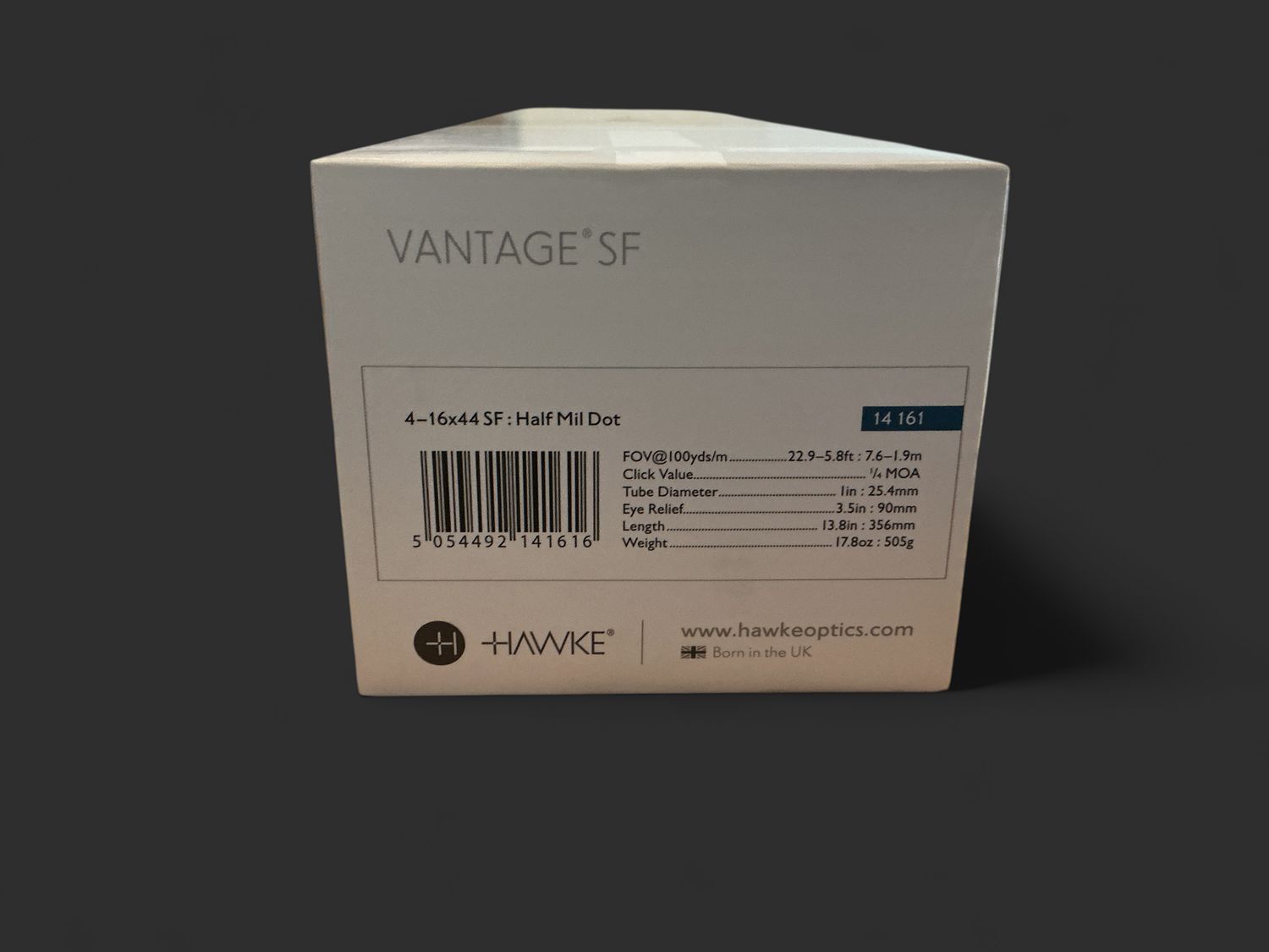 Vantage SF 4-16x44 sf half mil dot scope