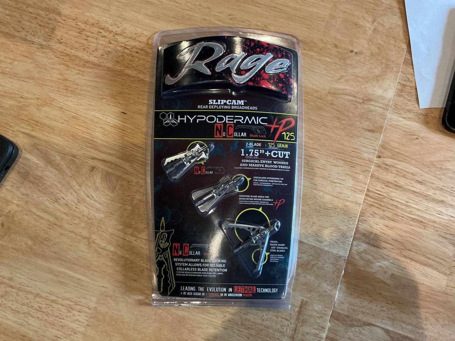 Rage Hypodermic 125 Grain Broadhead