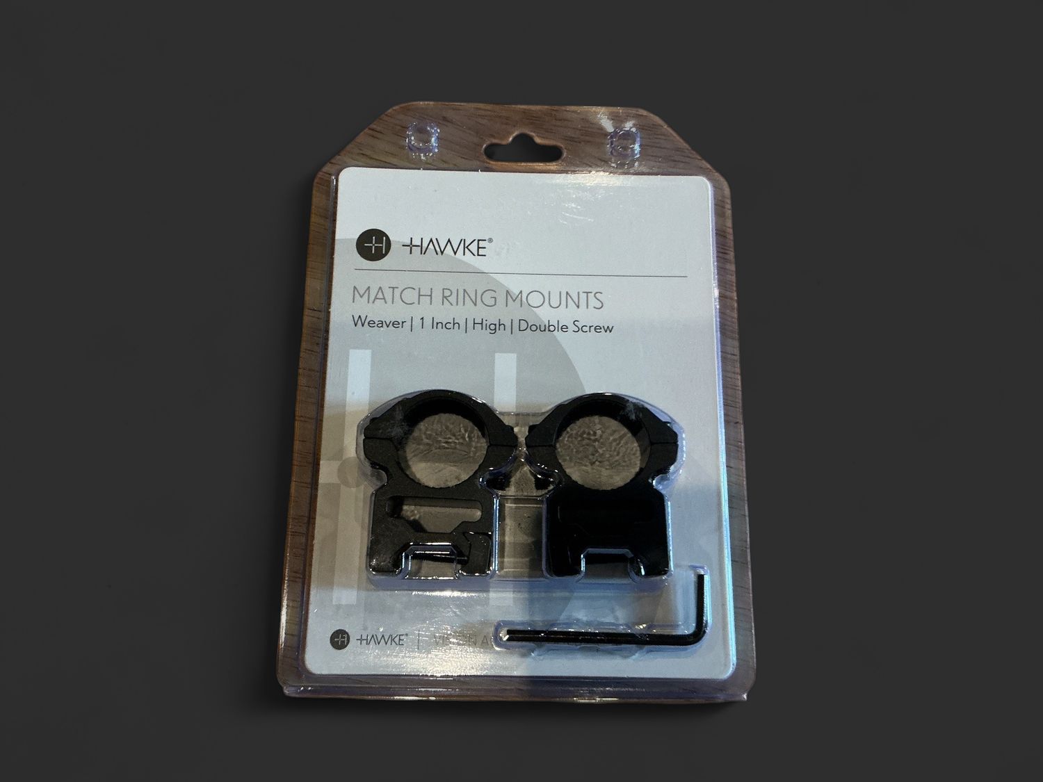 Match Ring Mounts - 1” High Weaver Style