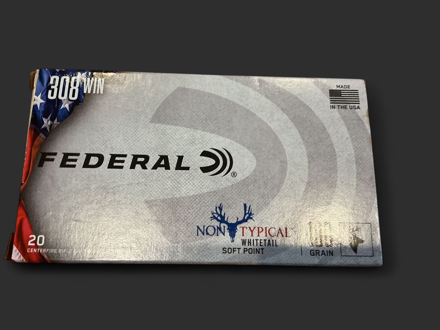 Federal Non Typical 308 Win. 180 Grain