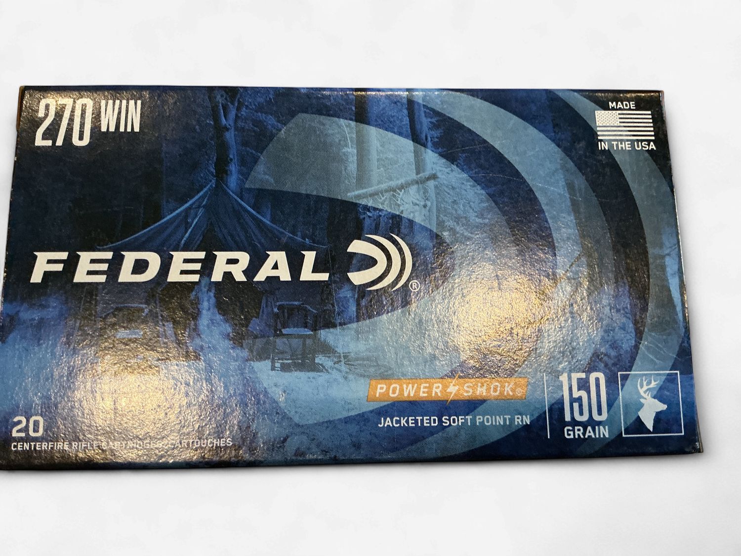 Federal Power Shok 270 Win. 150 Grain