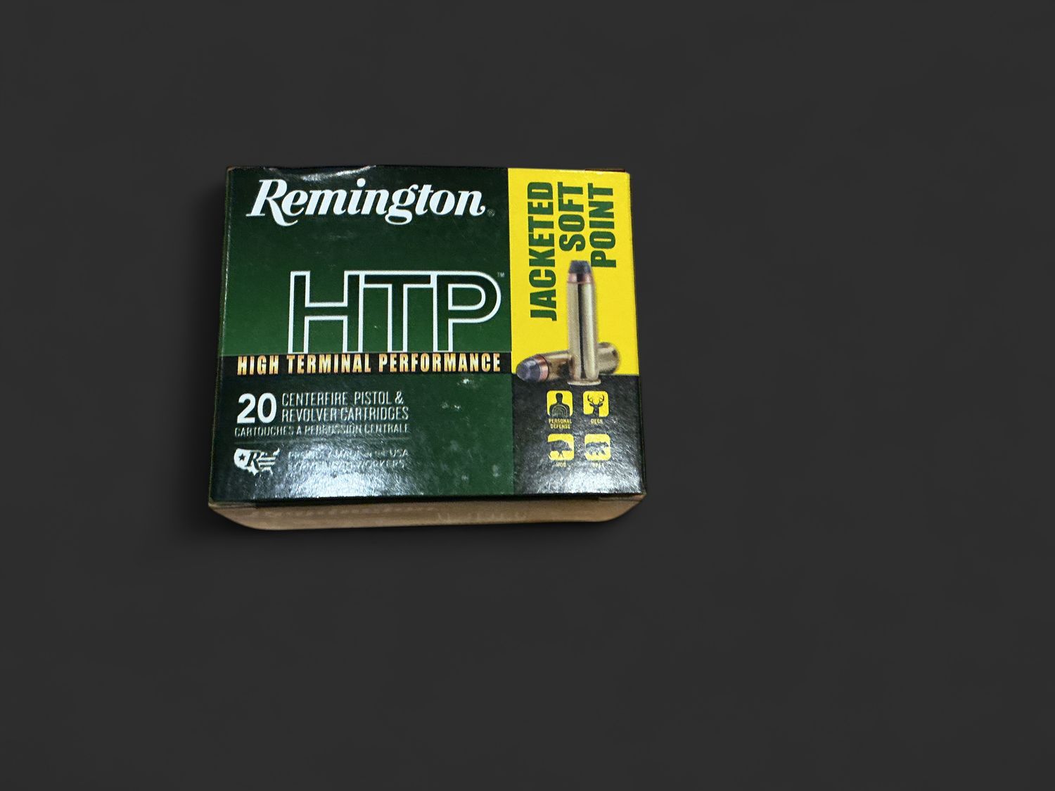 Remington HTP 44 REM. Mag. 240 Grain JSP