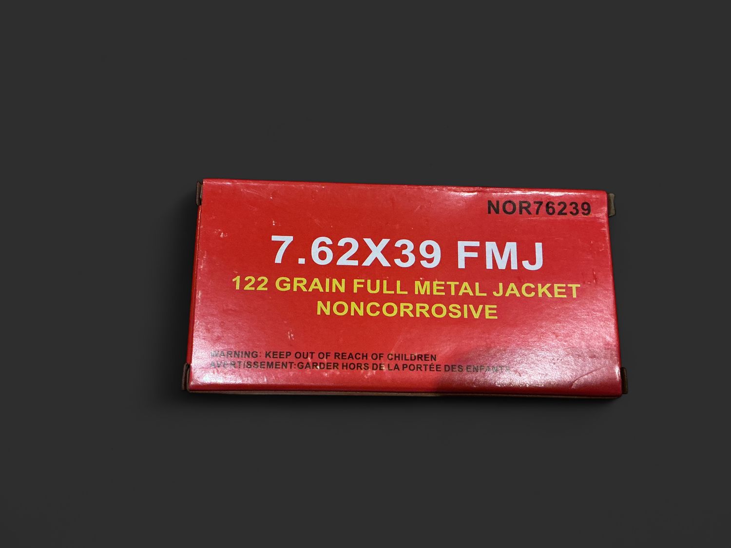 Norinco 7.62X39 122 Grain FMJ Non-Corrosive