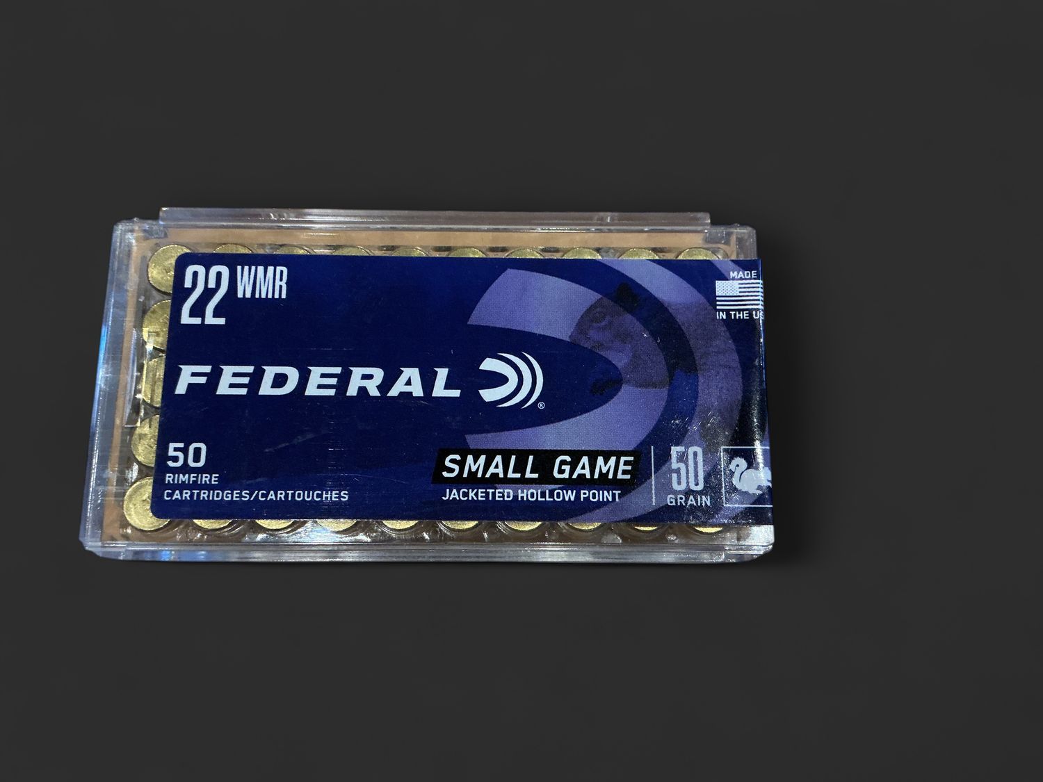 Federal Small Game 22WMR 50 Grain JHP