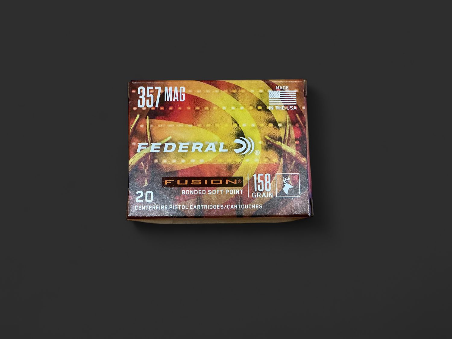 Federal Fusion 357 Magnum 158 Grain BSP
