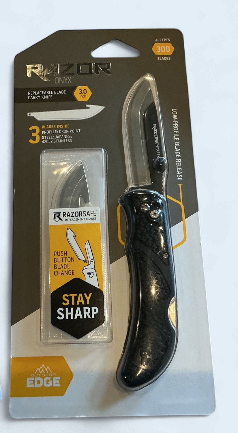 Razor Onyx Black Knife