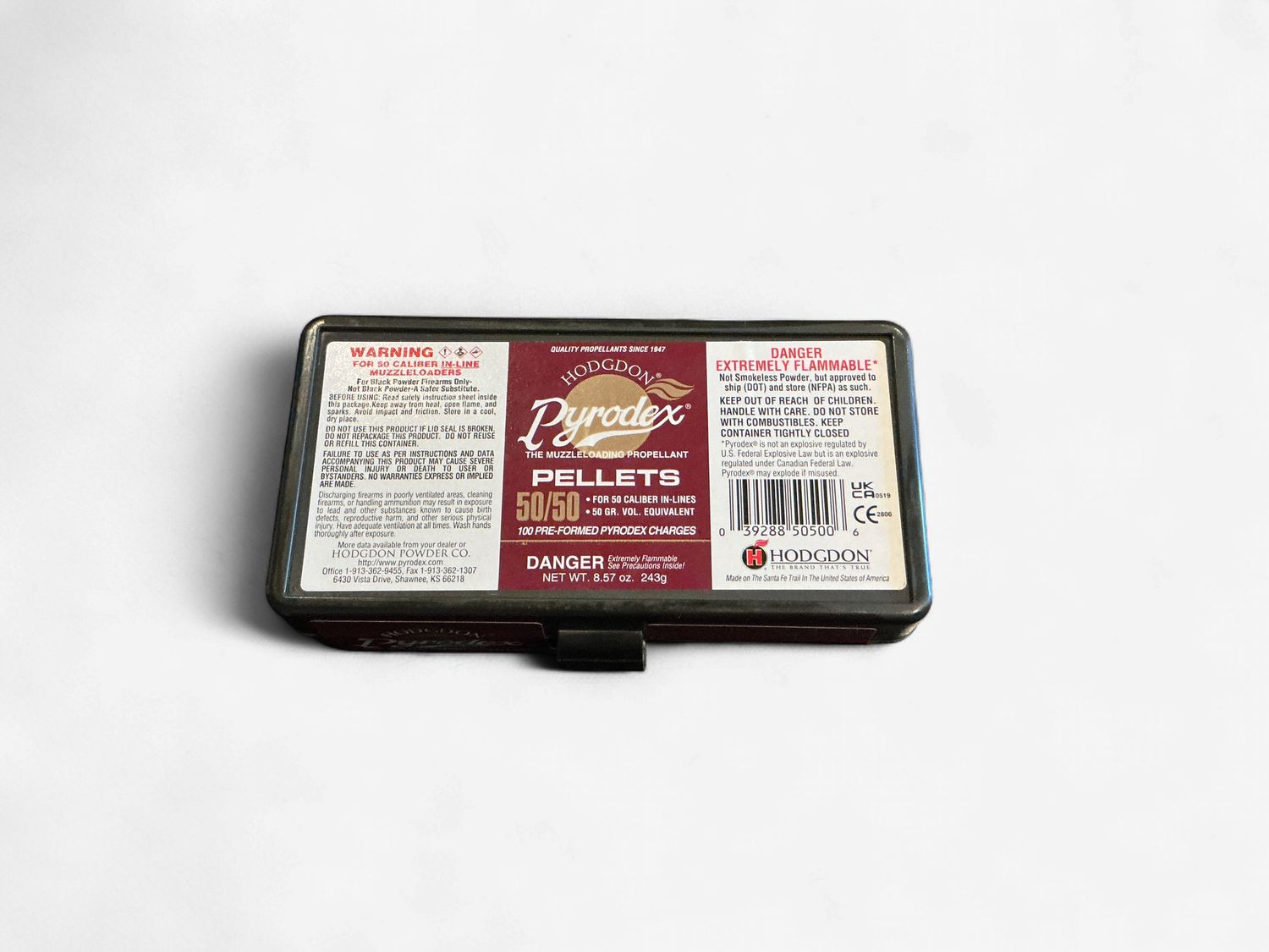Hodgdon pyrodex pellets 50 grain