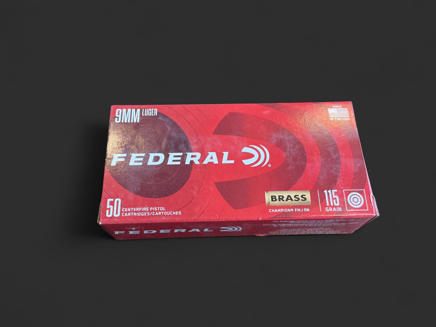 Federal 9mm 115 Grain