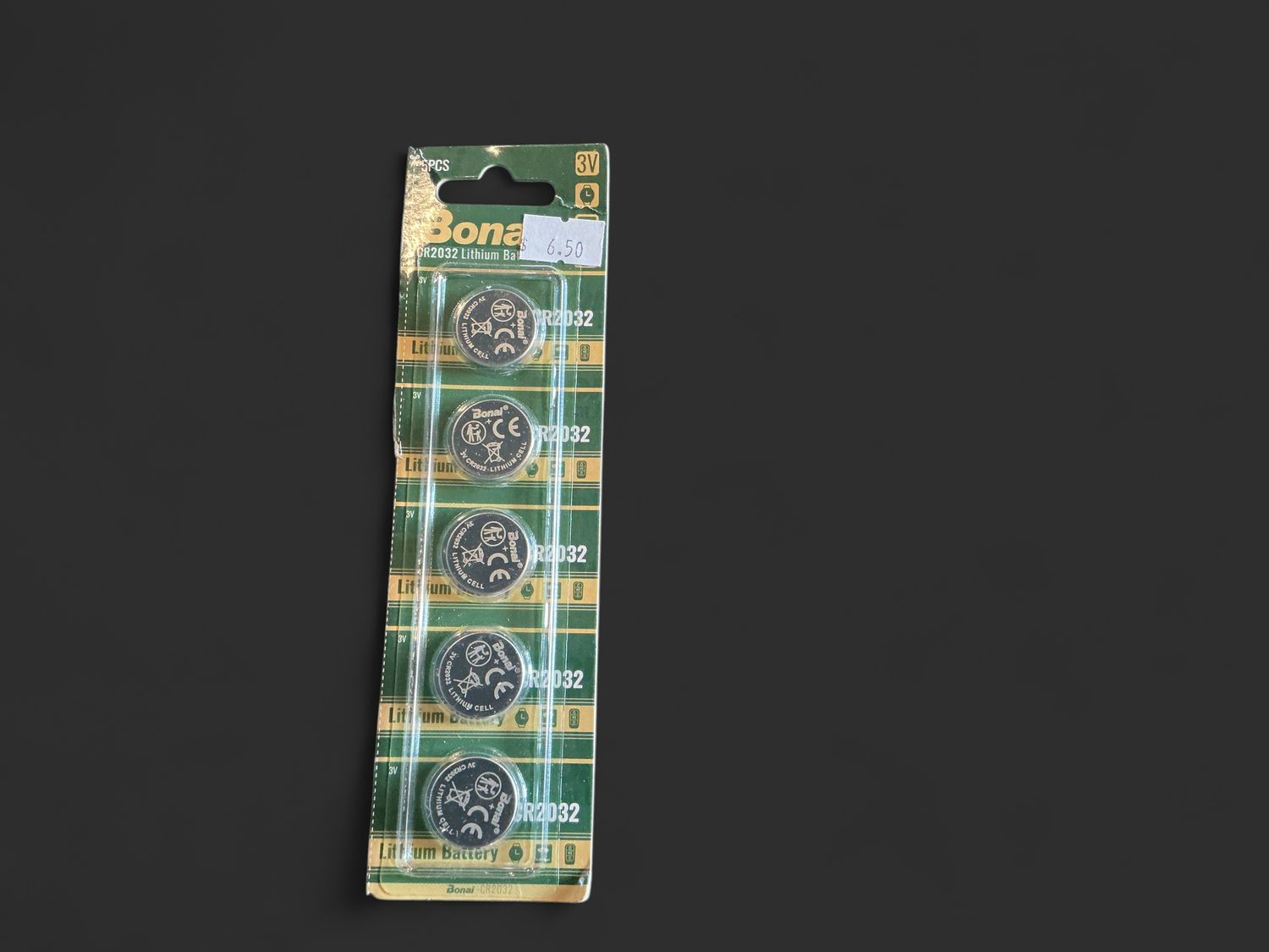 CR2032 Battery - 5 Pack