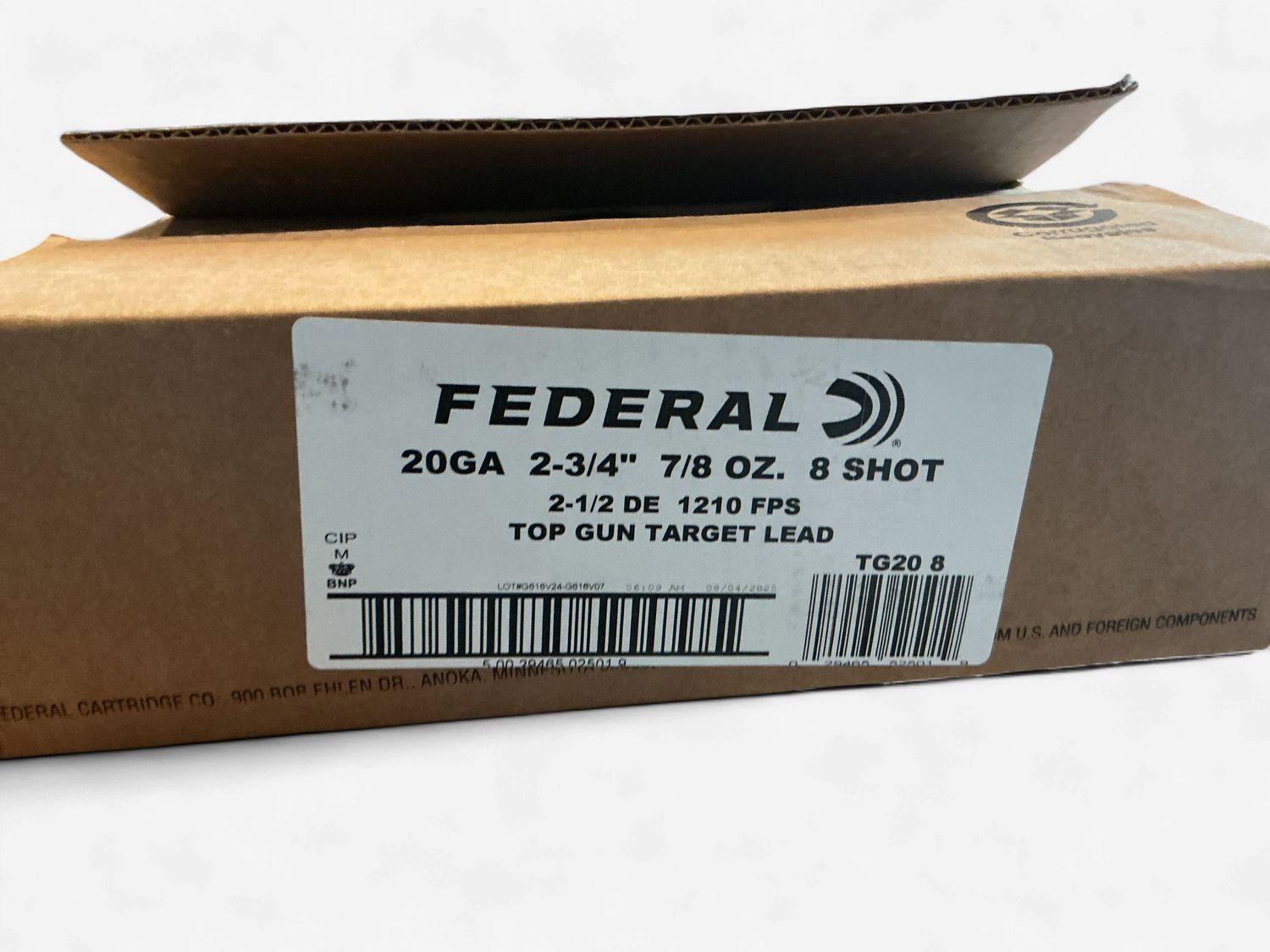Federal top gun 20GA Case