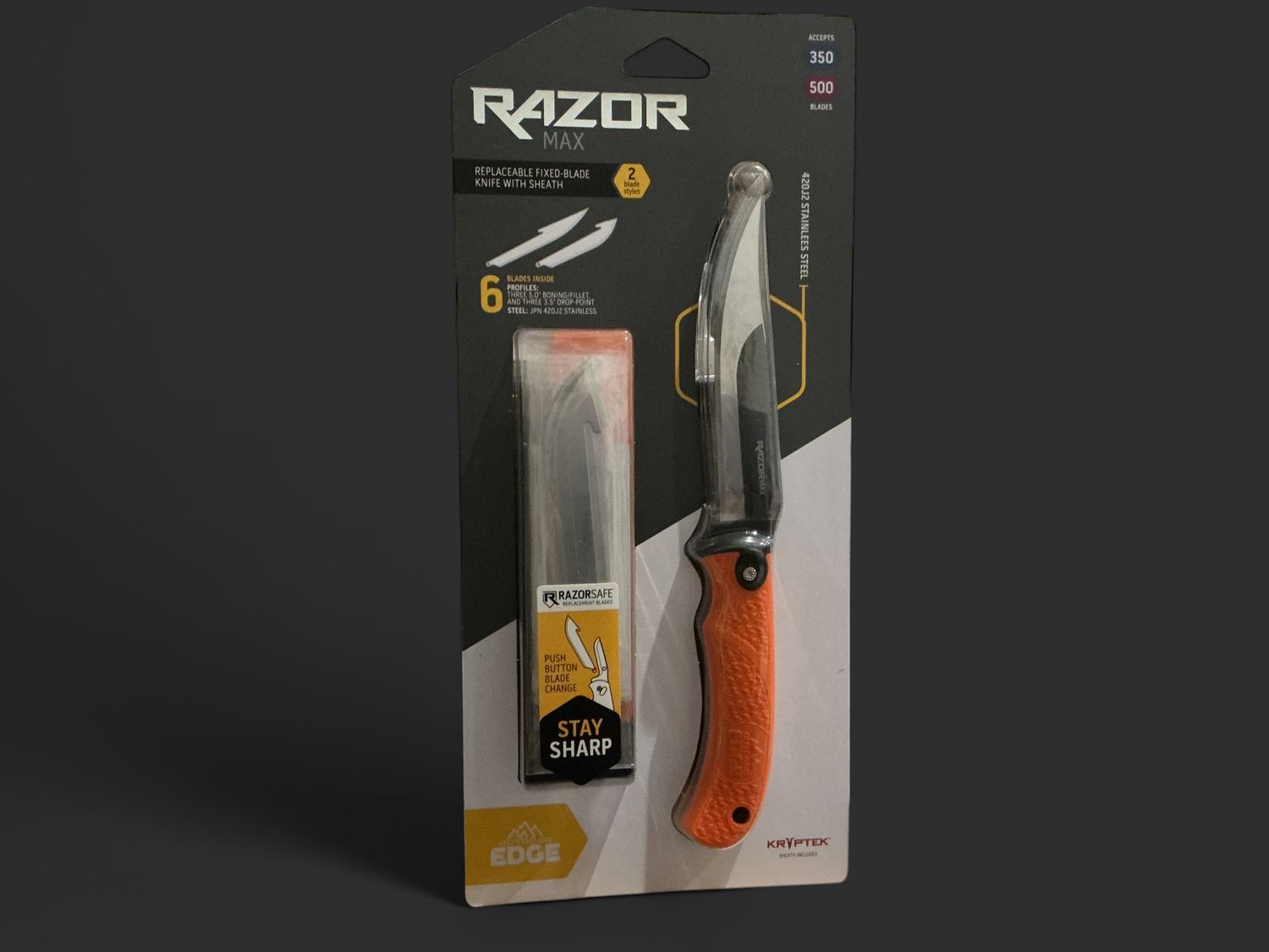 Razor Max Orange With Sheath