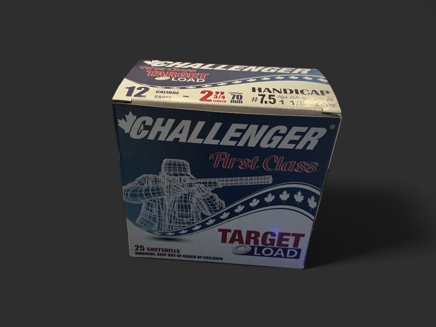 Challenger 12 Ga. Target Load - 2 3/4 Number 7.5