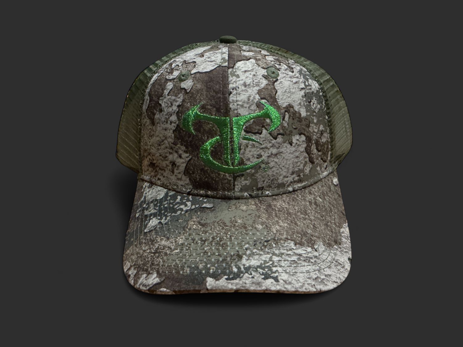 True Timber Green Emblem Camo Hat