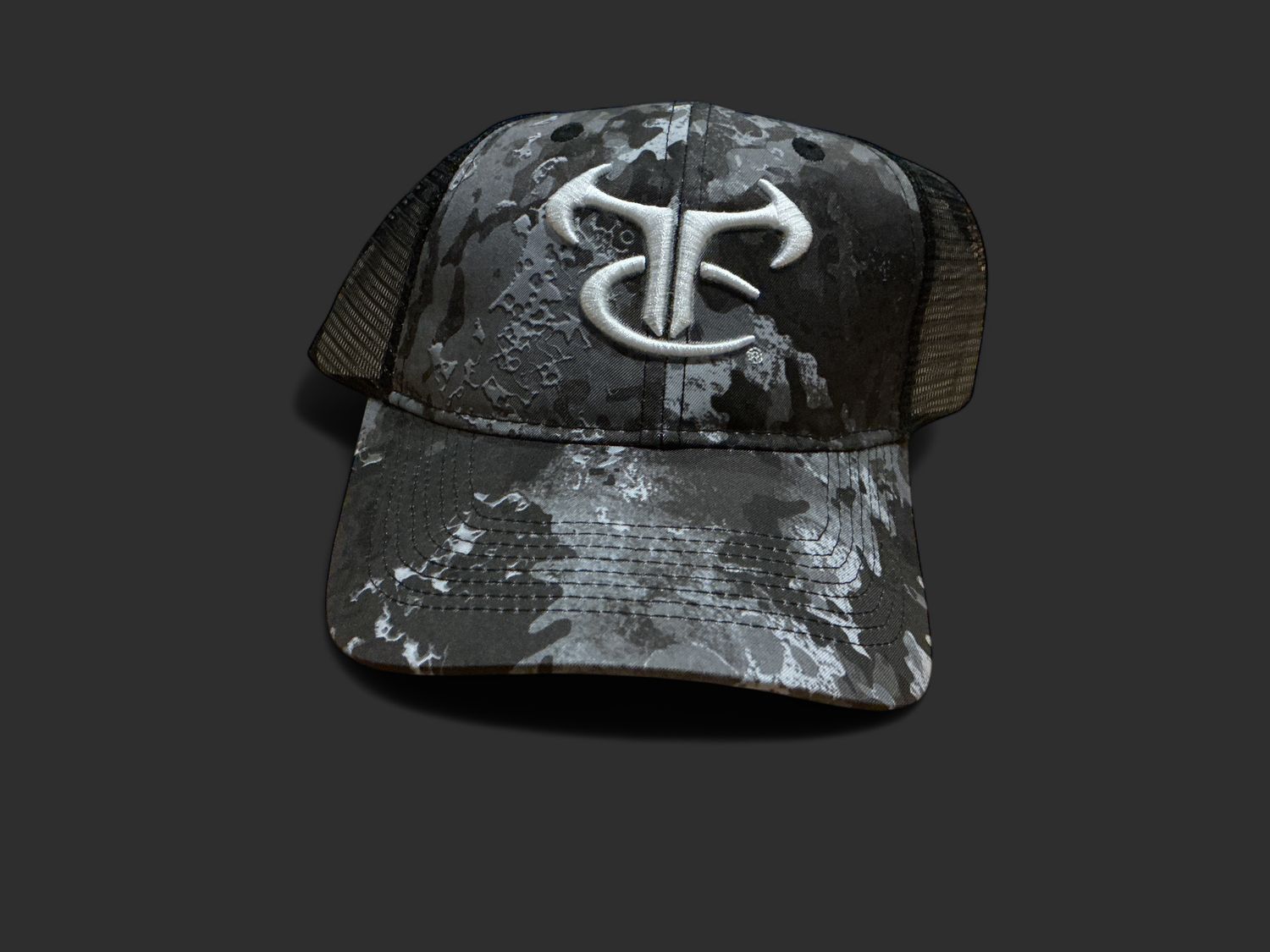 True Timber Black Camo Hat