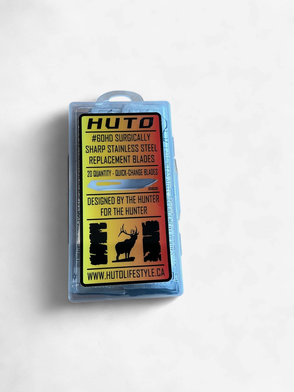 HUTO Stainless Steel Replacement Blades 20 Pack