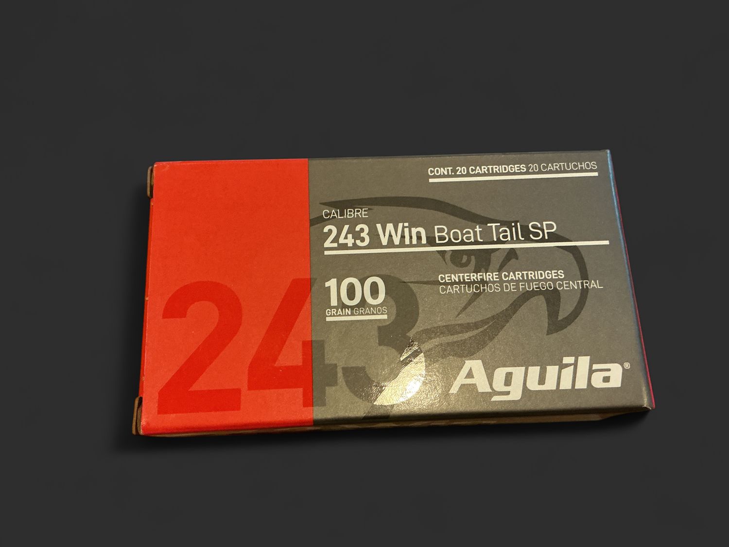 Aguila 100 Grain .243 Boat Tail Soft Point
