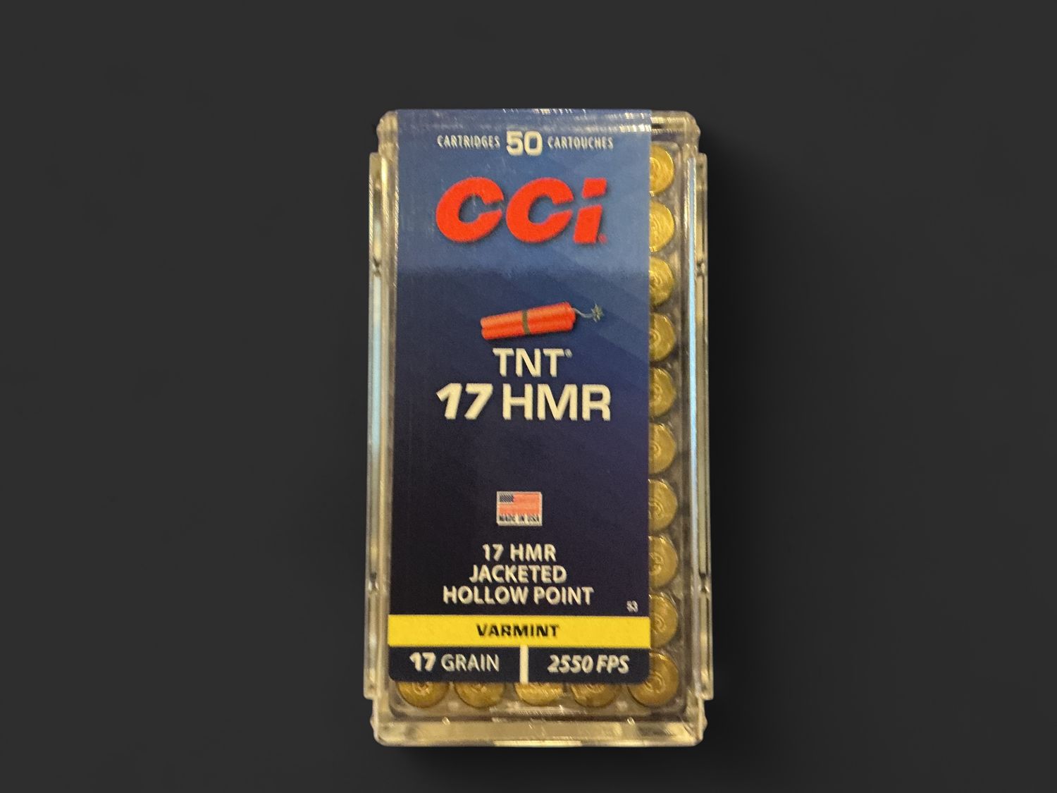 CCI 17 Grain TNT in 17 HMR