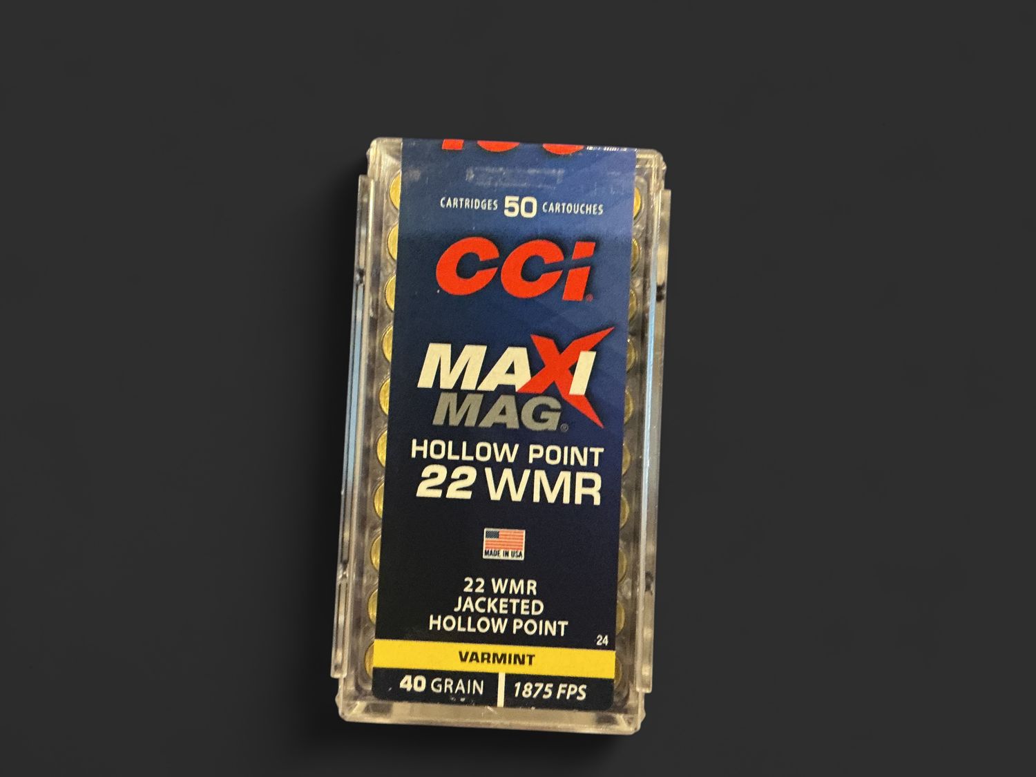 CCI 22 WMR 40 Grain Hollow Point