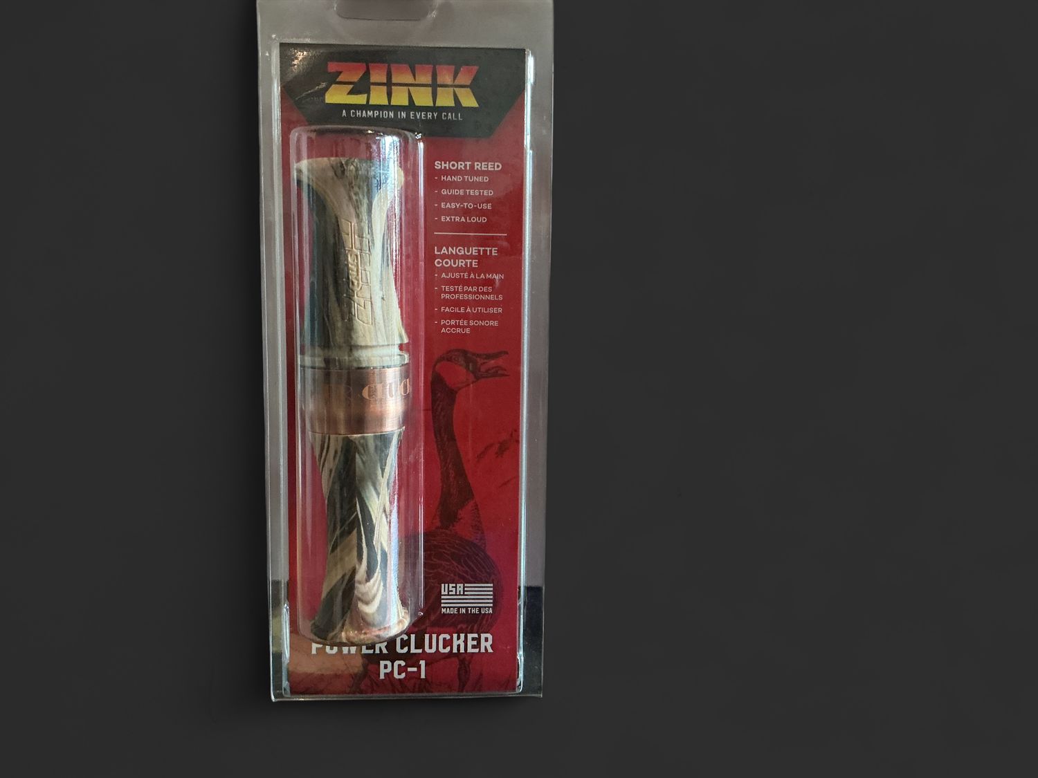 Zink Power Clucker PC-1 Goose Call Camo