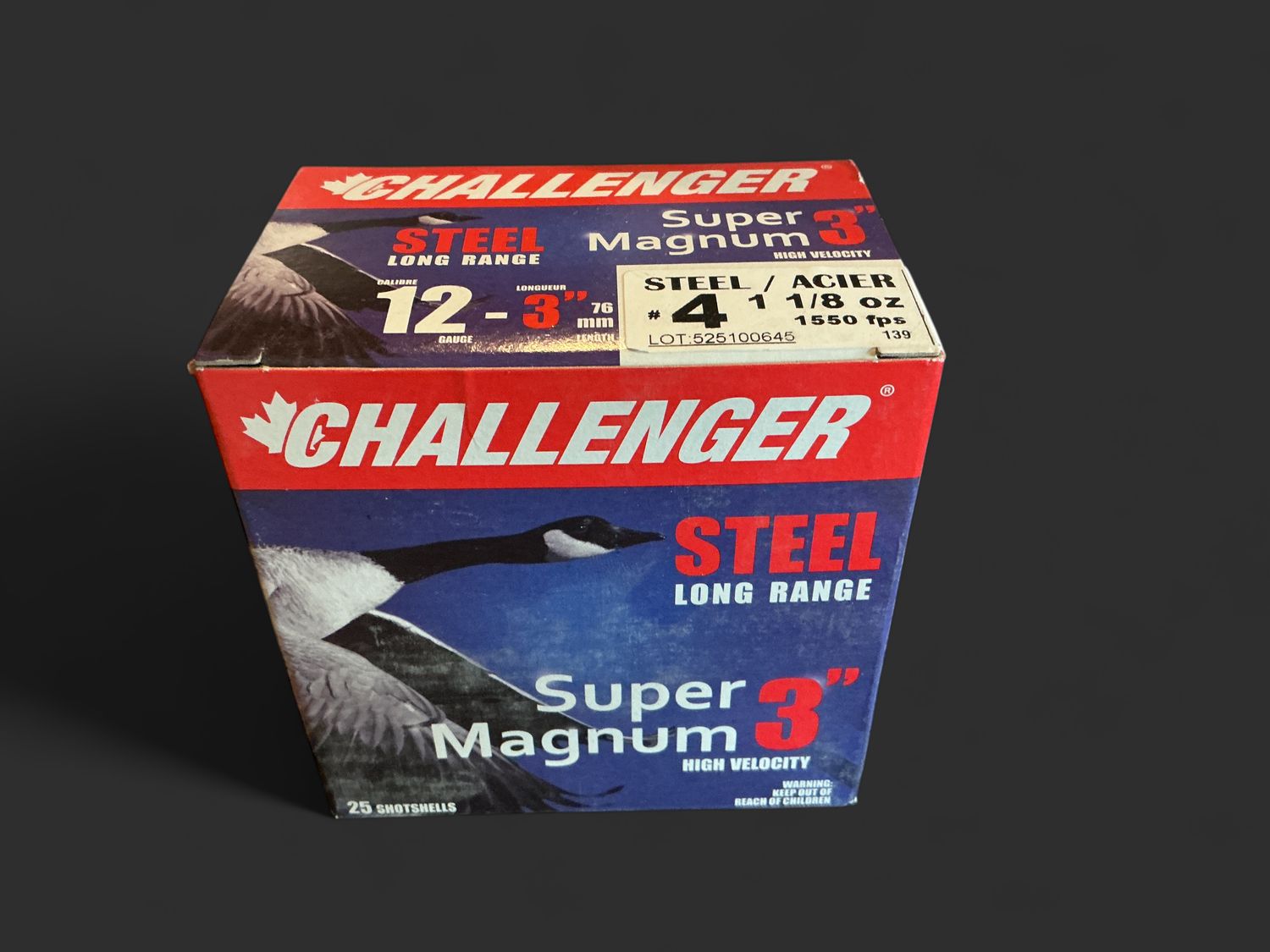 Challenger Super Magnum 12 Gauge 3” Number 4