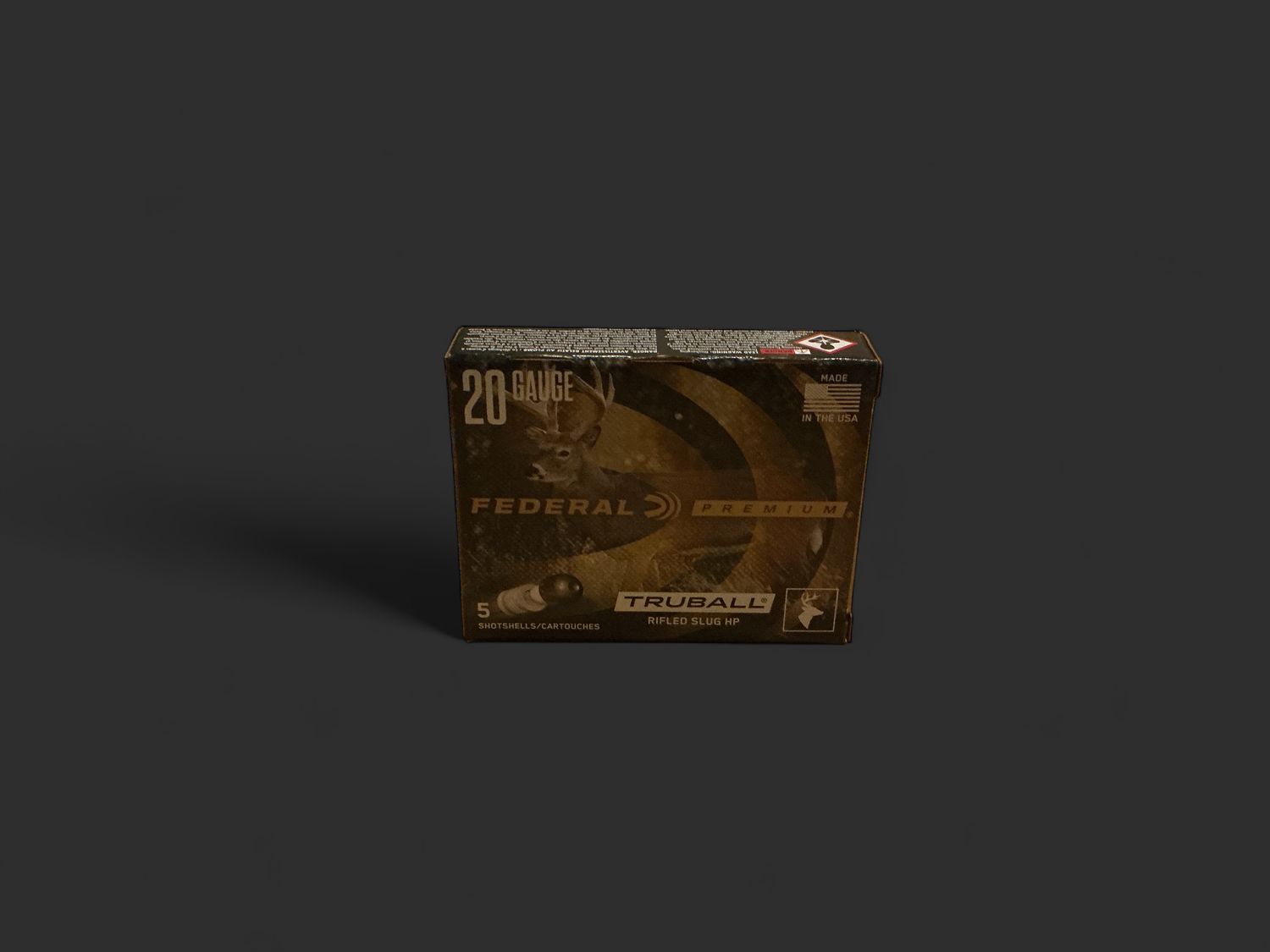 Federal Premium 20 Gauge 3” Rifled Slug
