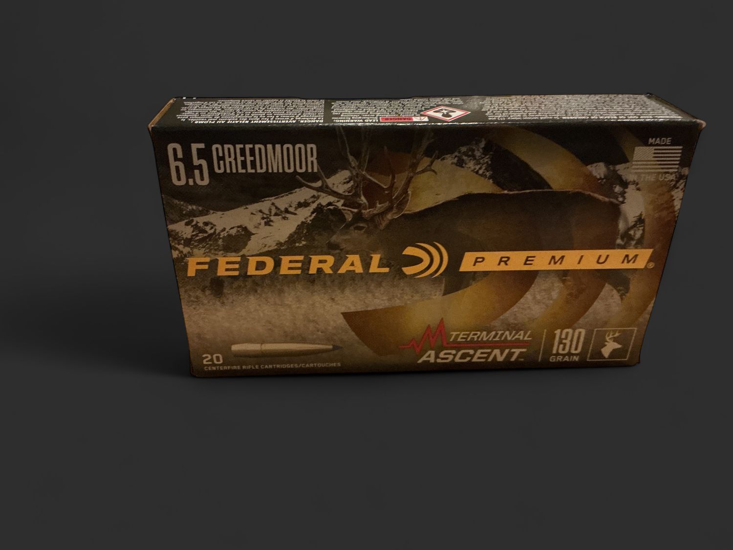 Federal Premium 6.5 Creedmoor Terminal Ascent