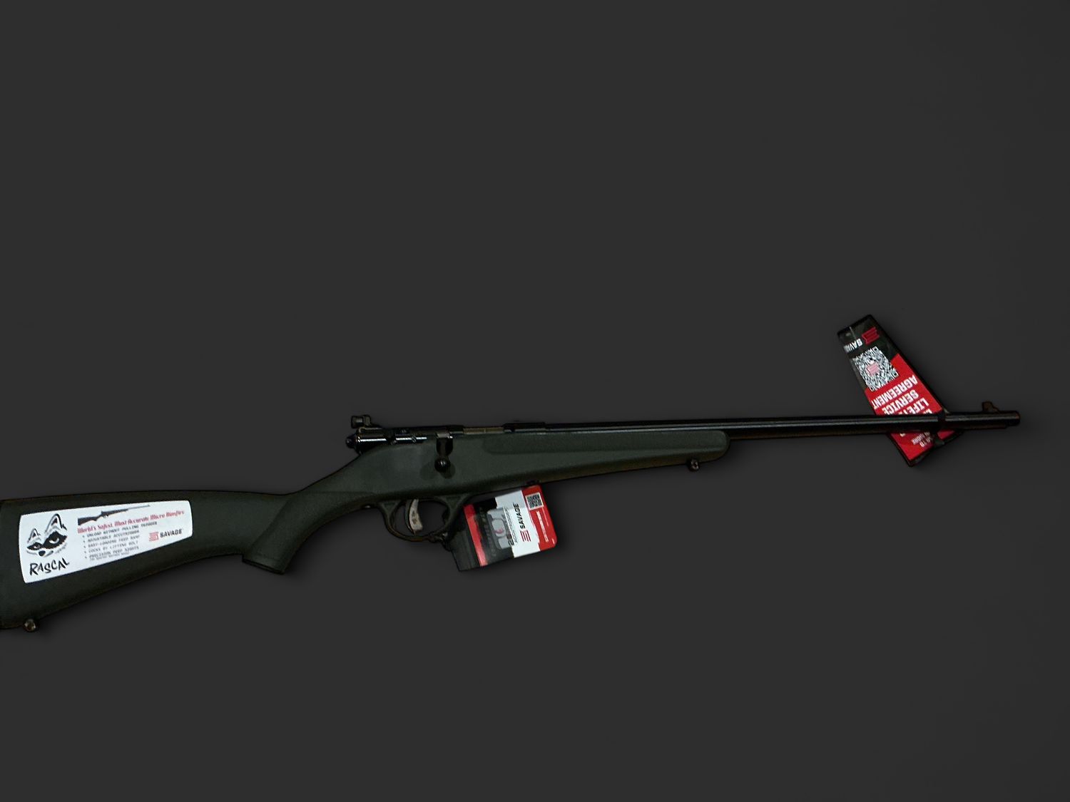 Savage Rascal Youth 22LR Dark Green