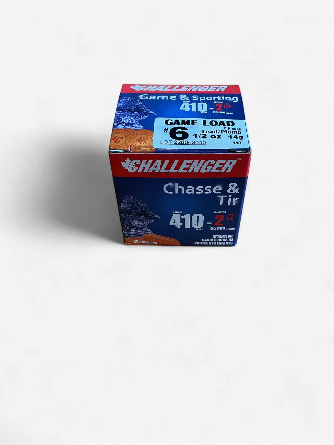 Challenger 410 #6 2.5”