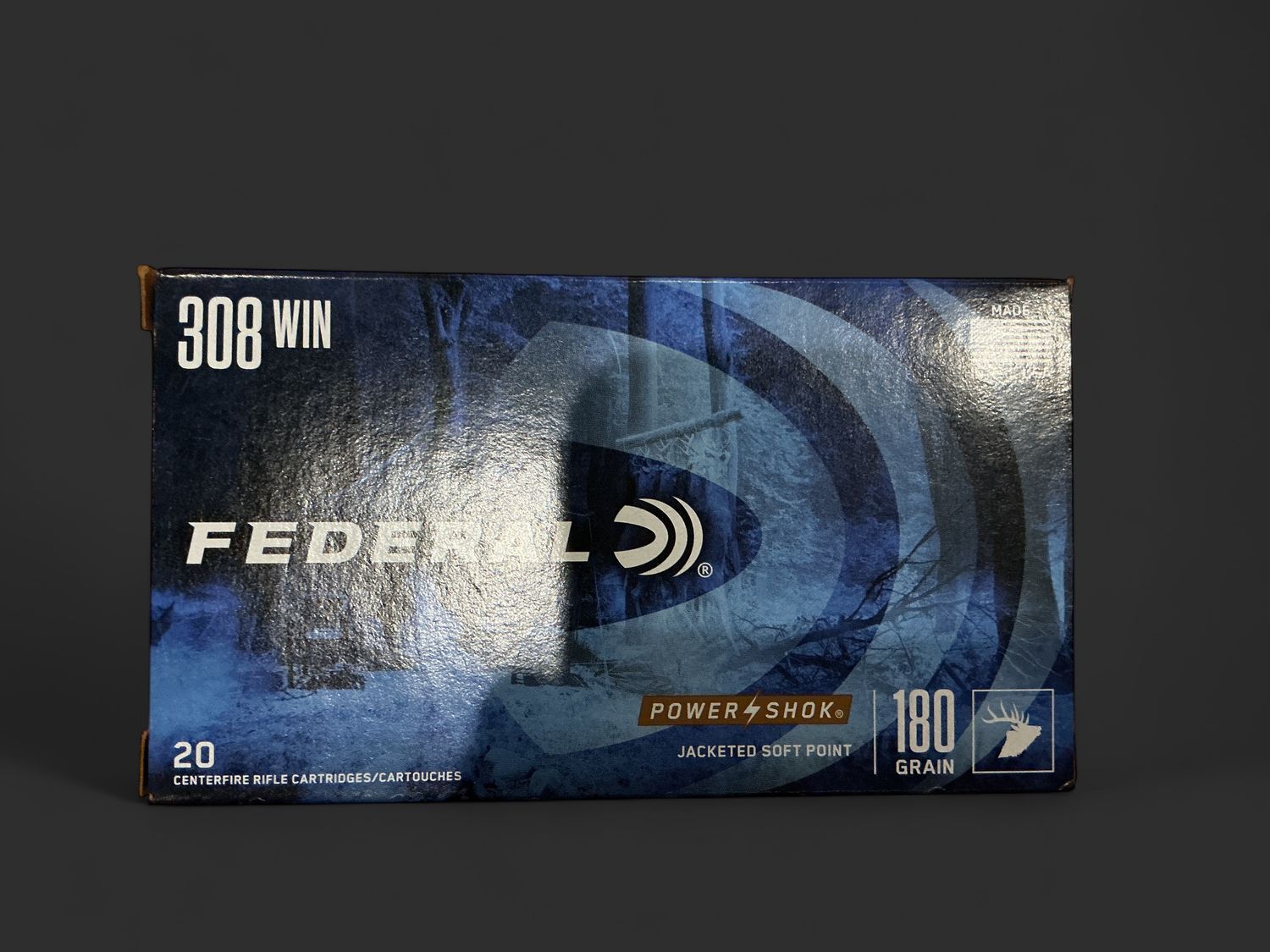Federal Powershok 180 Grain 308