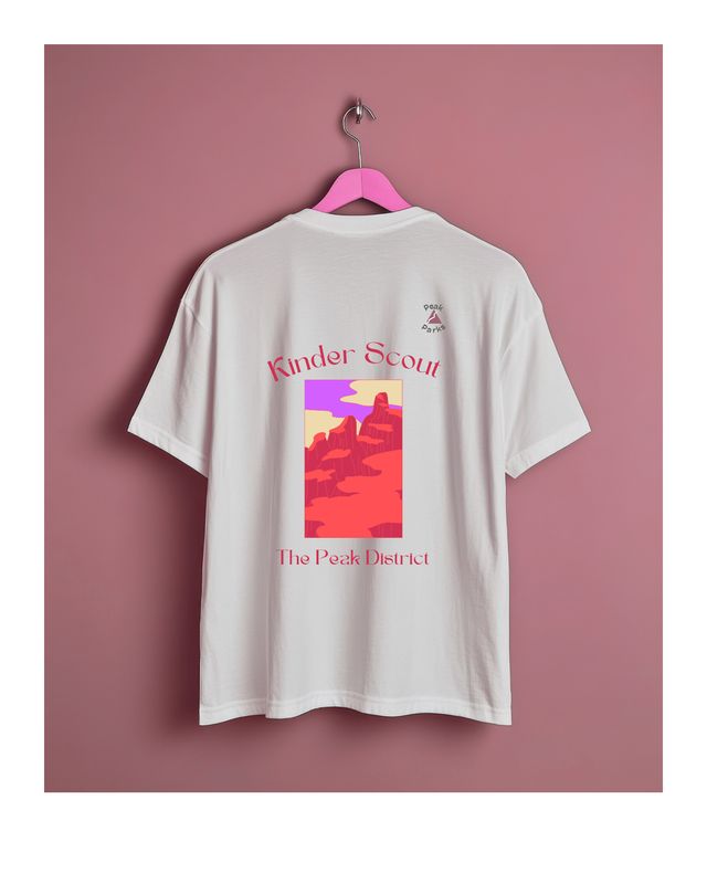 Kinder Scout, The Peak District cotton t-shirt
