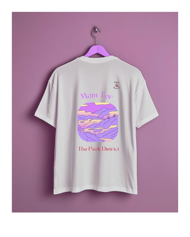 Mam Tor, The Peak District cotton tee