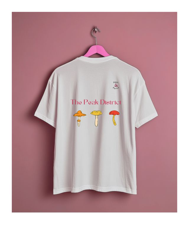 The Peak District Mushroom Cotton T-Shirt