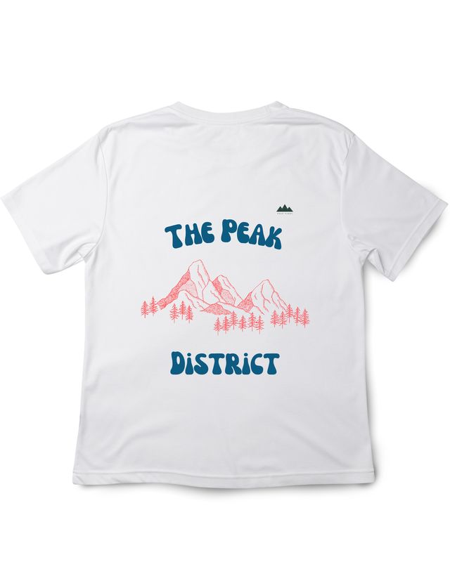 Peak Parks Peak District Mountain view Organic T-Shirt