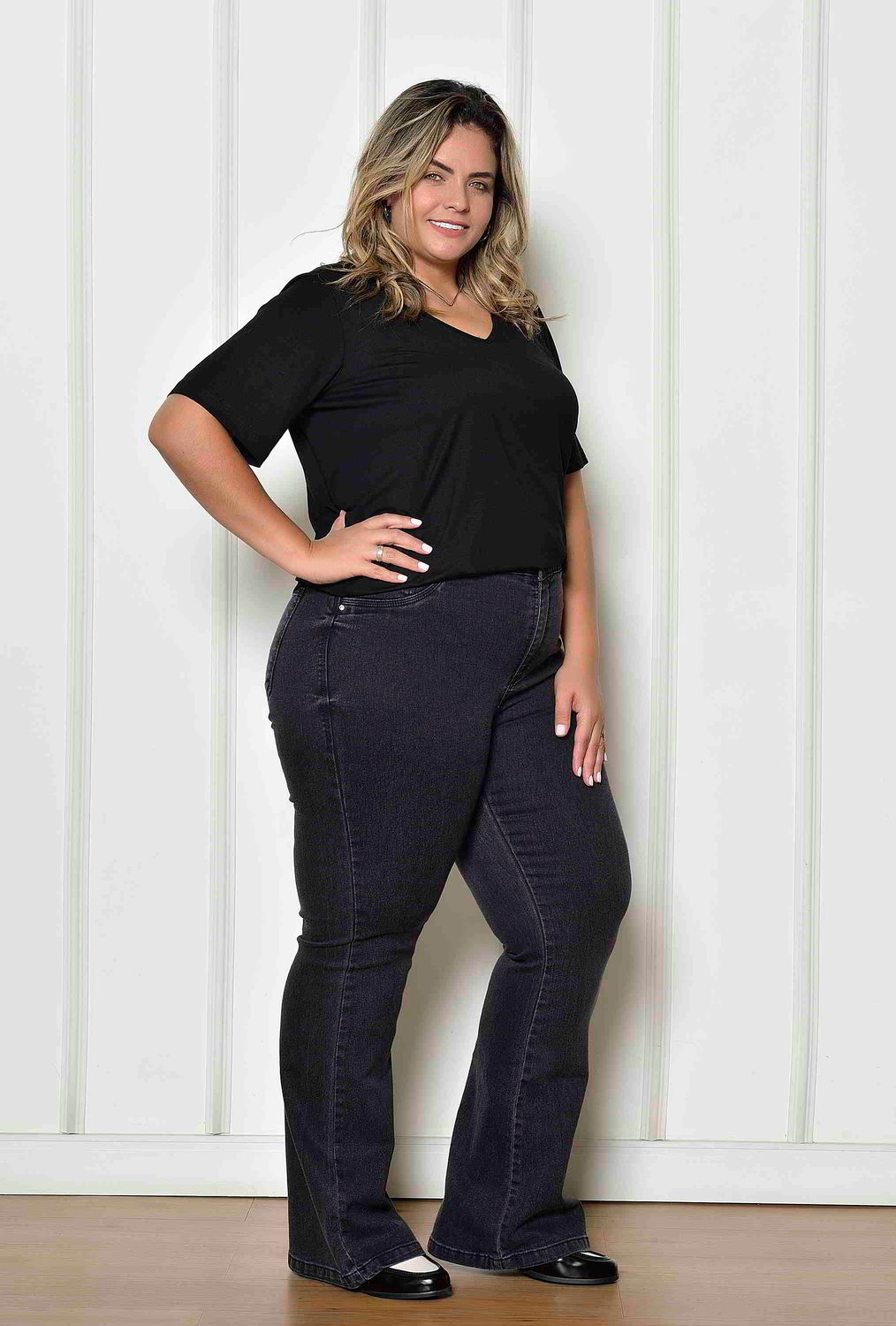 Bella Plus Size V-Neck Blouse | Sizes 14-24