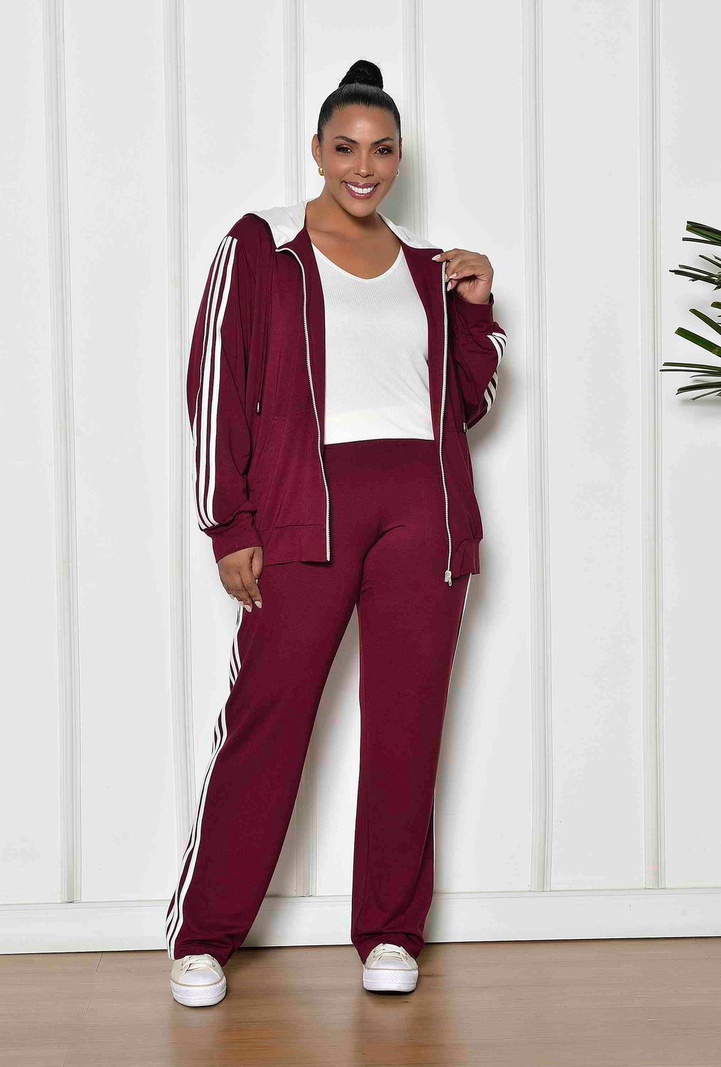 Aline Burgundy Set | Sizes 14–24