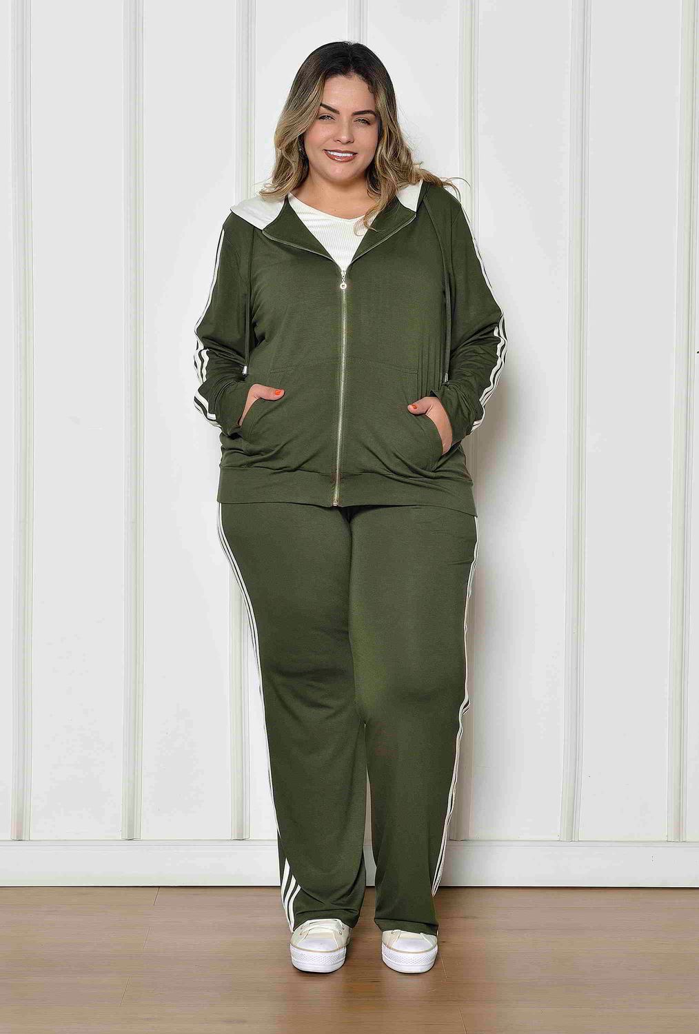 Aline Olive Grenn Comfort Set | Sizes 14–24