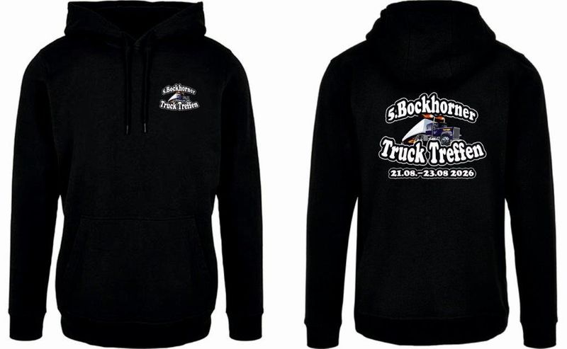 Hoodies Mit Brust und Rückendruck