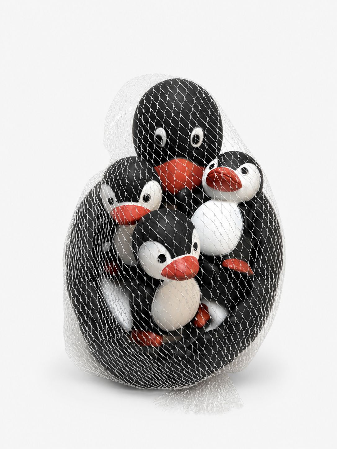 4pc Penguin Bath Play Set