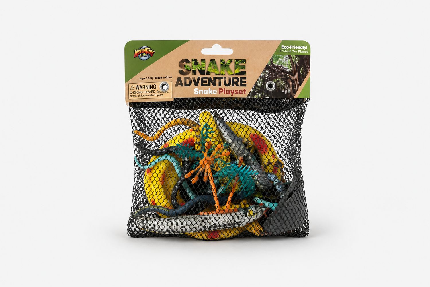 12pc Snake Mesh Bag