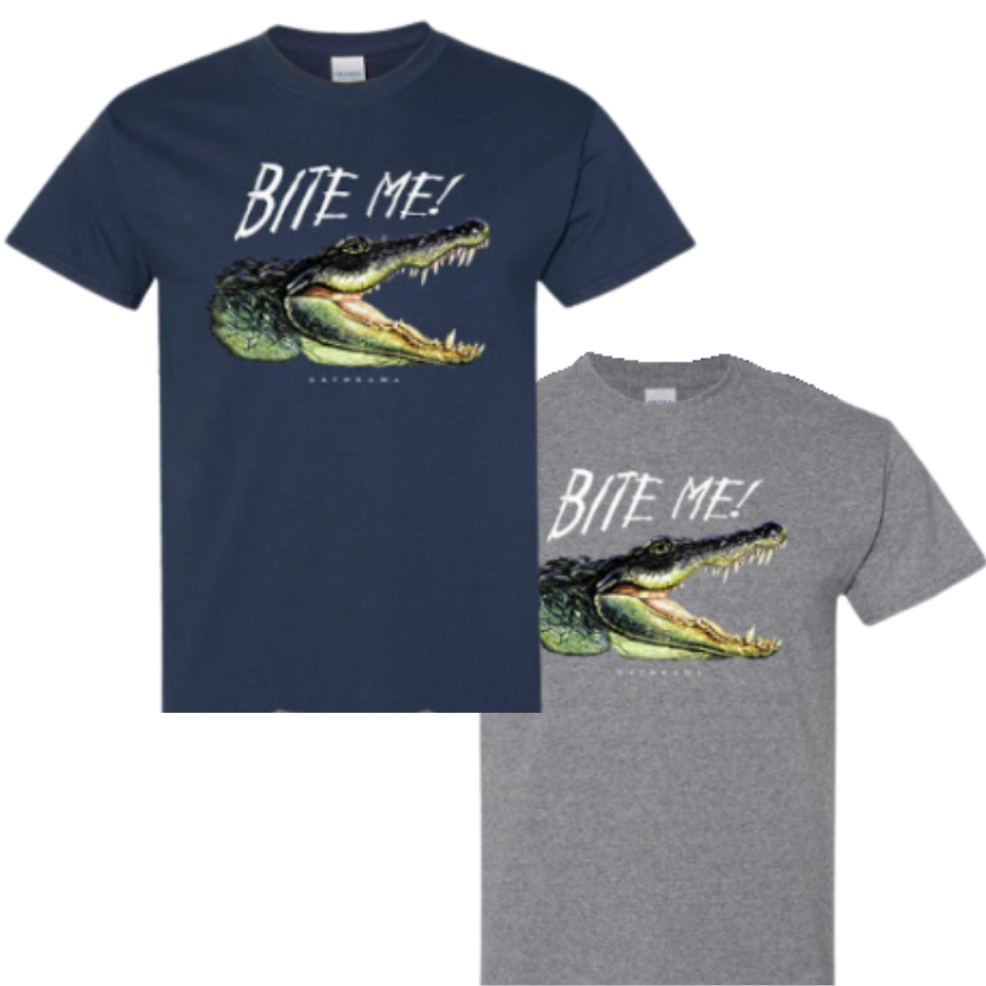 Bite Me Shirt Navy SM