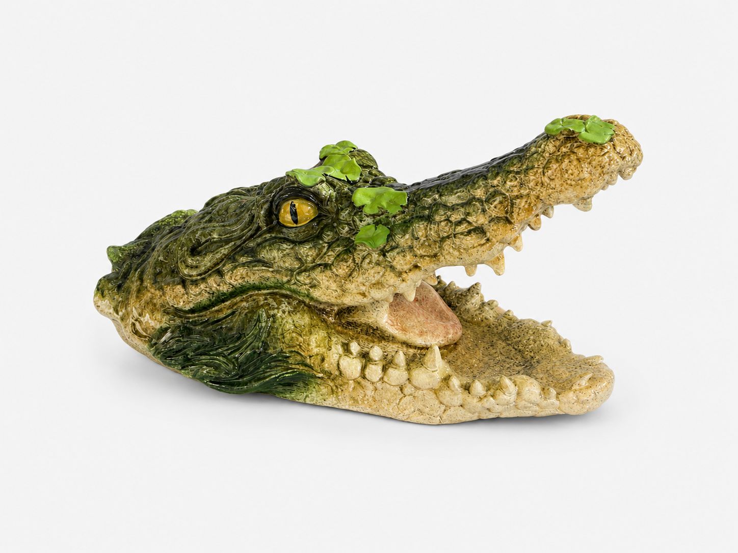 Duckweed Gator Head Figure Lg