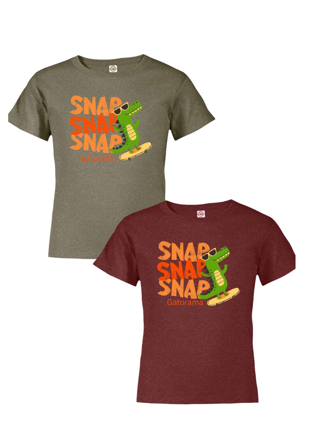 Gator Skater Youth Tee LG Burgundy
