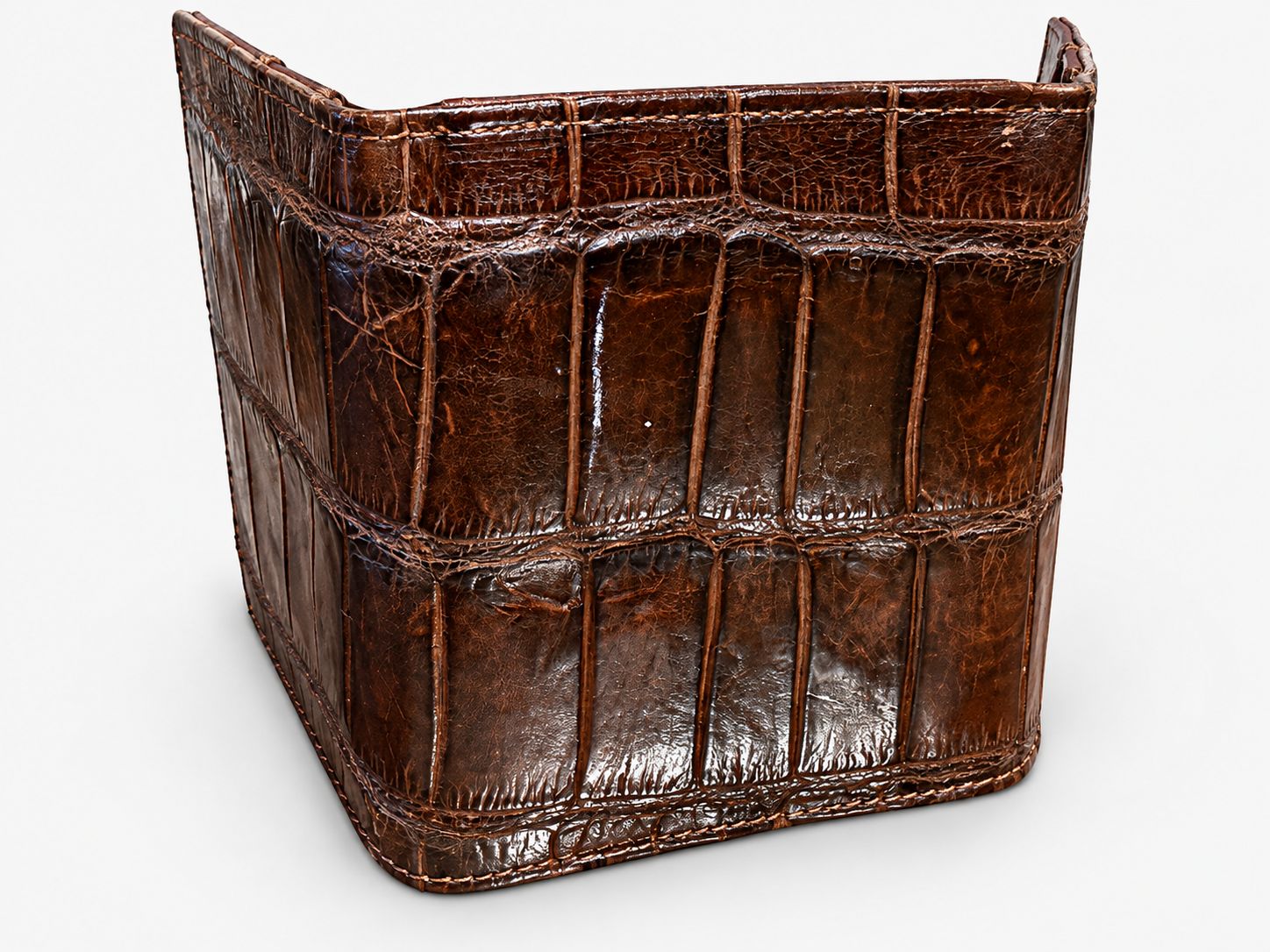 Genuine Alligator Hide Trifold Wallet