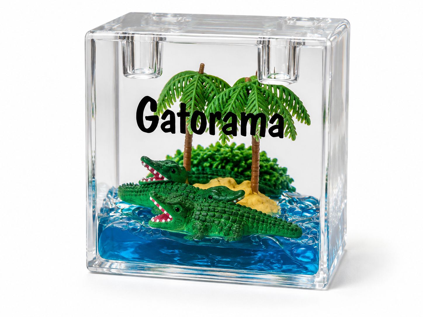 Gators &amp; Palms Square Globe