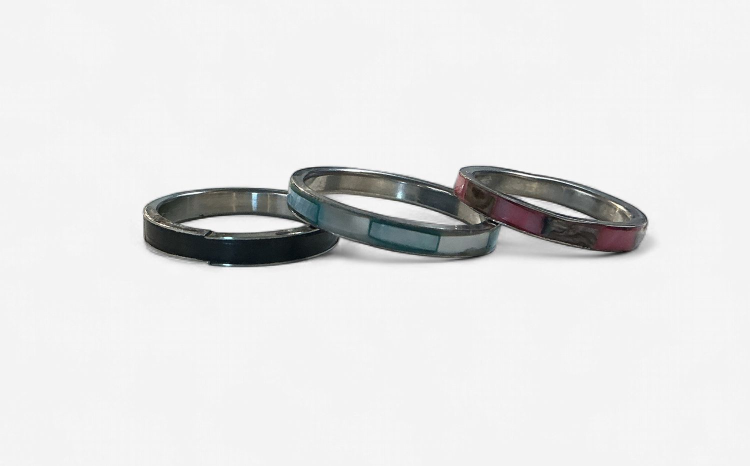 Paua Tent Inlay 5mm Ring